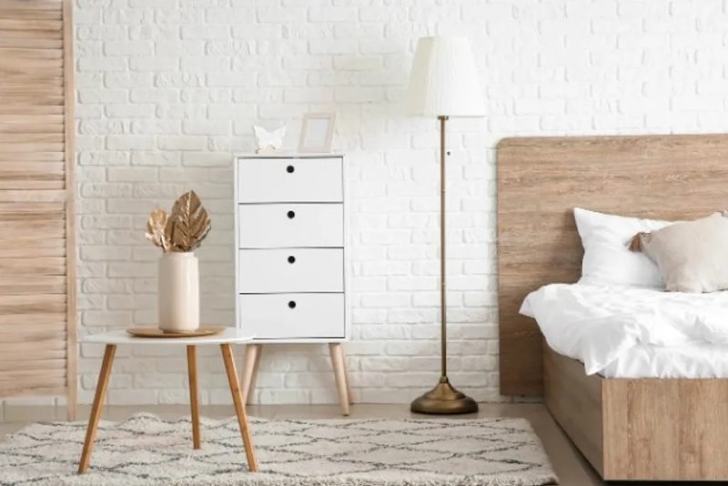 Mueble de dormitorio a medida en madera clara